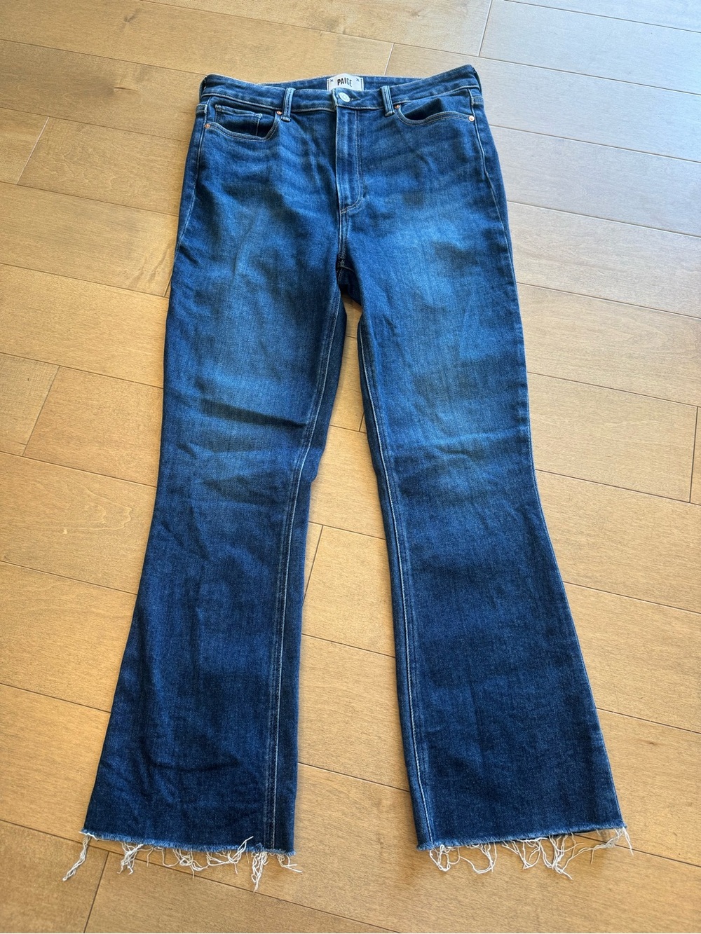 Womens PAIGE 'CLAUDINE W/ RAW HEM' JEANS
